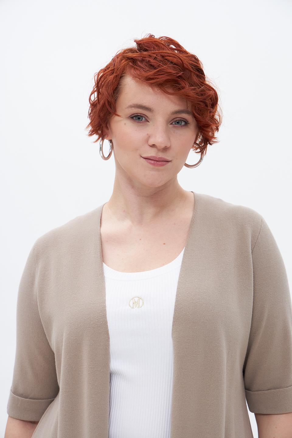 Жакет Tuzzi с плиссировкой бежевый