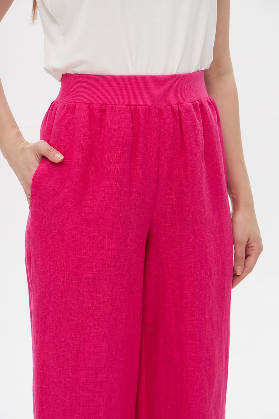 Брюки палаццо Electra style фуксия