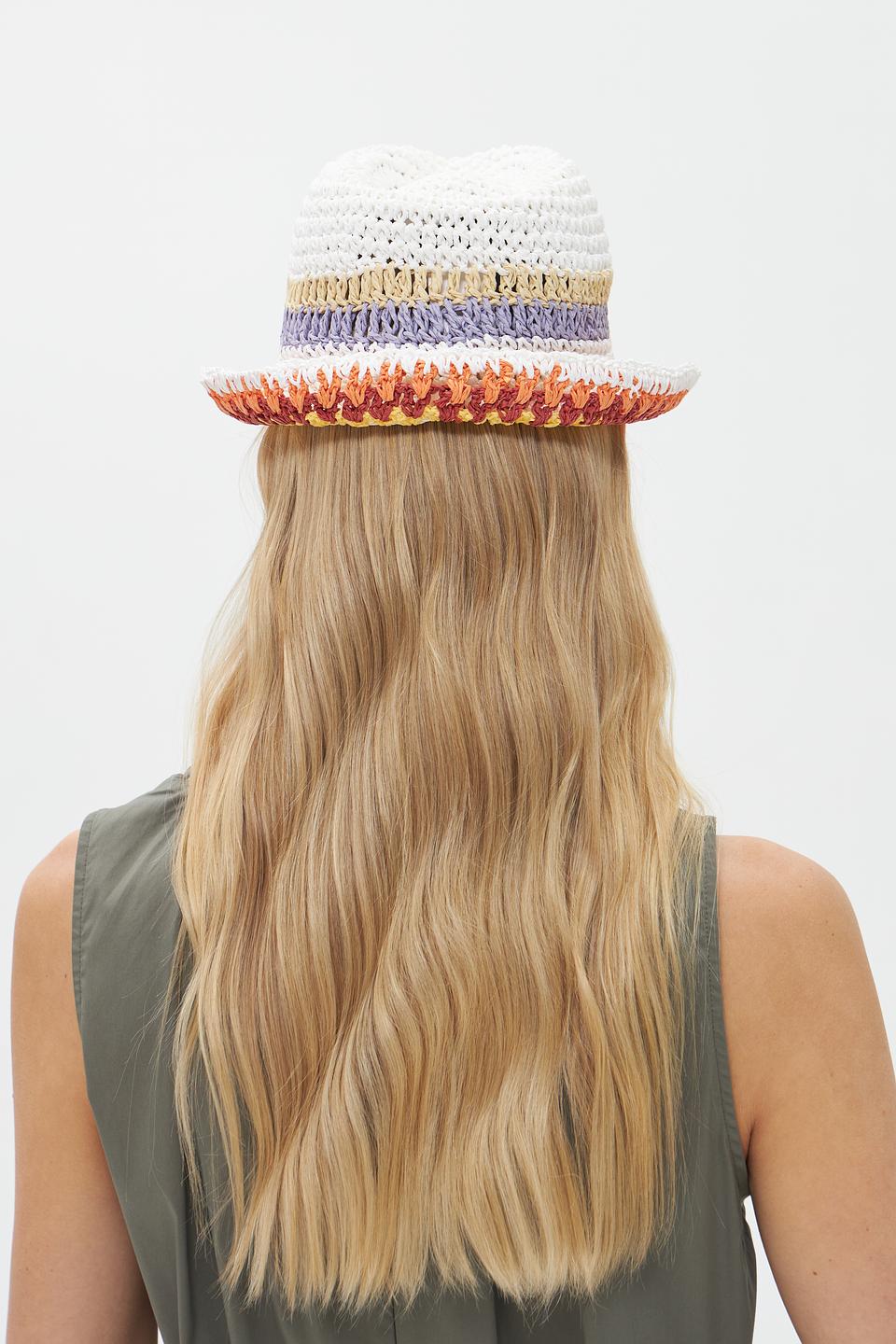 Шляпа Seeberger с многоцветной отделкой