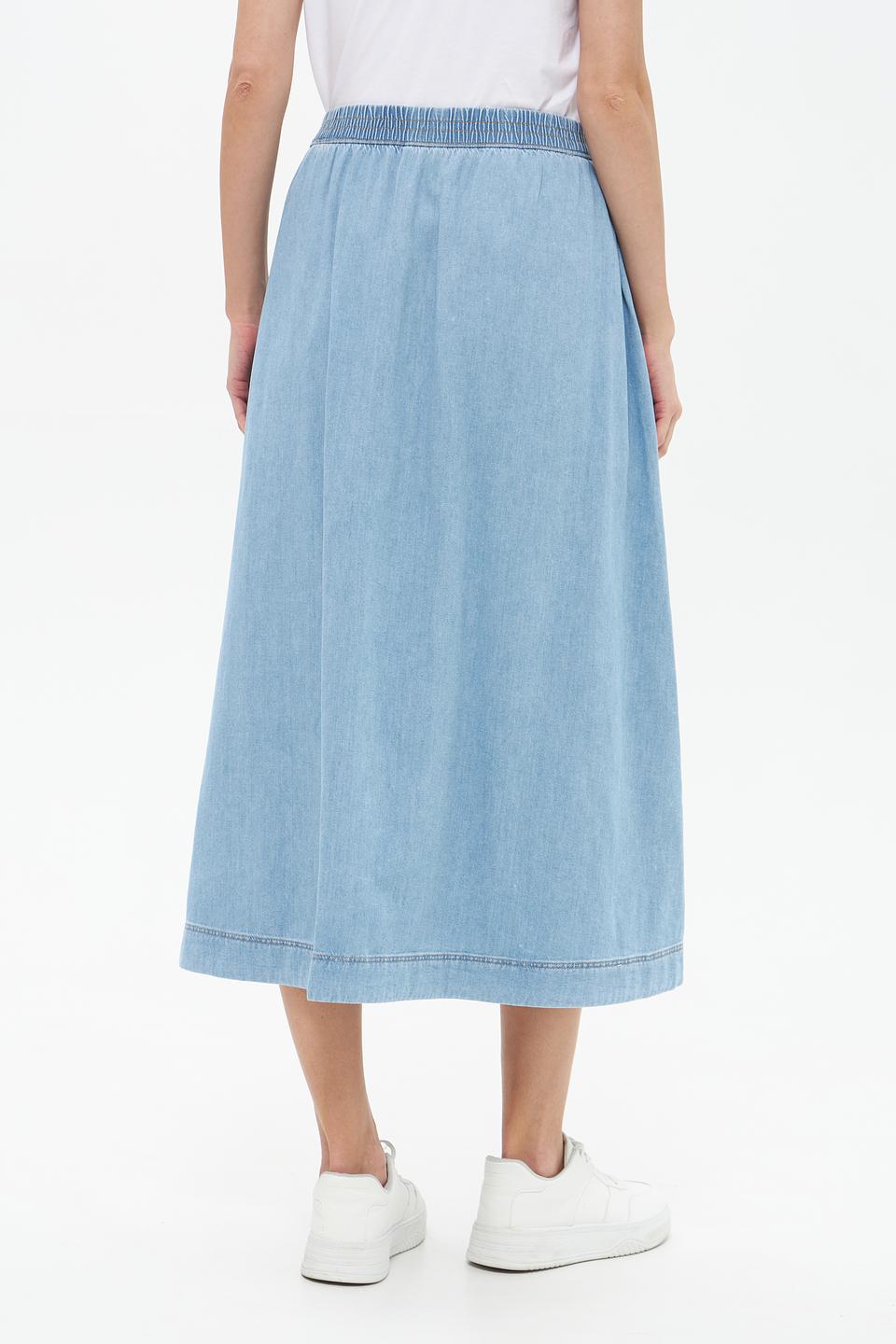 Юбка Paddocks деним светло-голубая