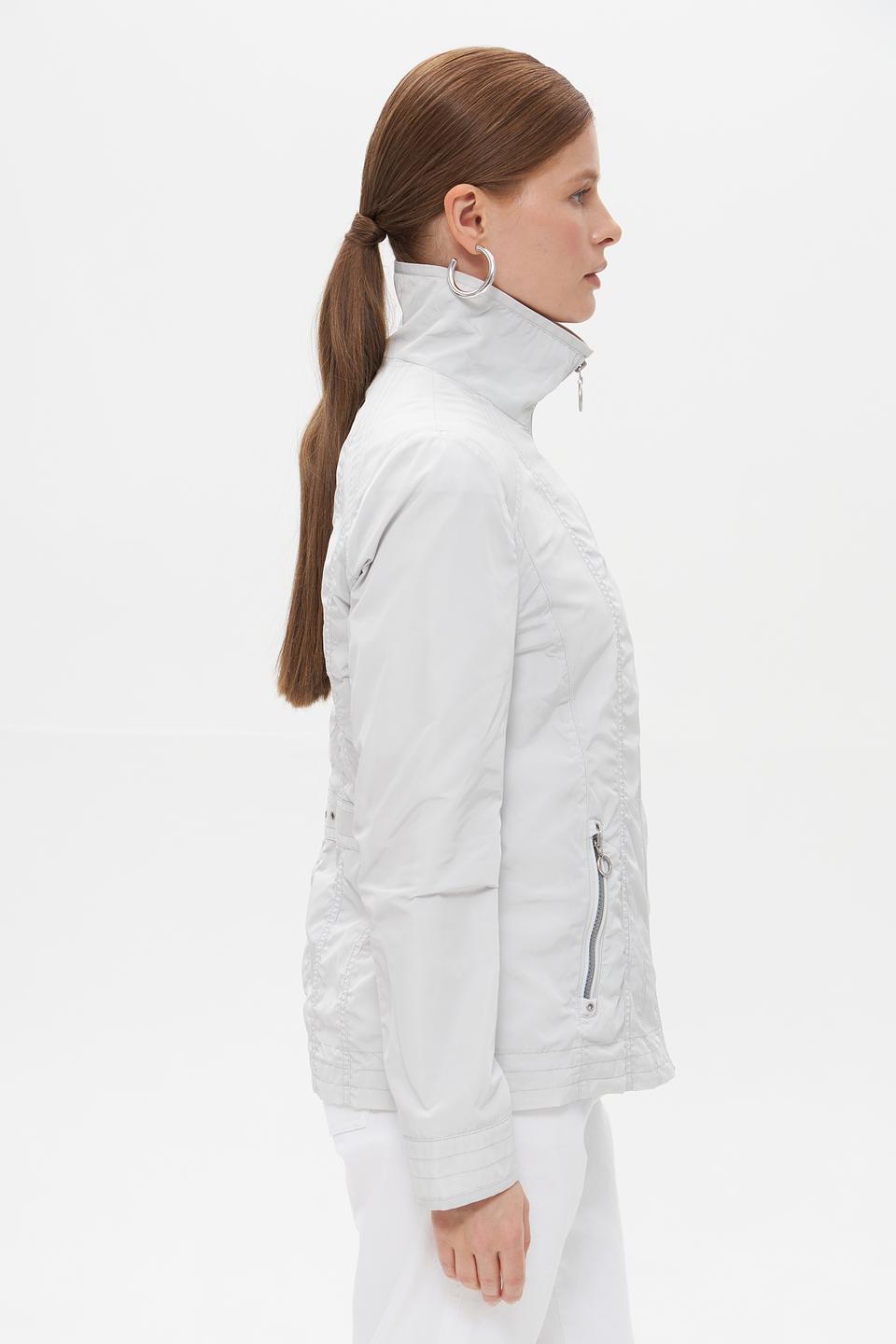 Куртка Lebek серая стеганая