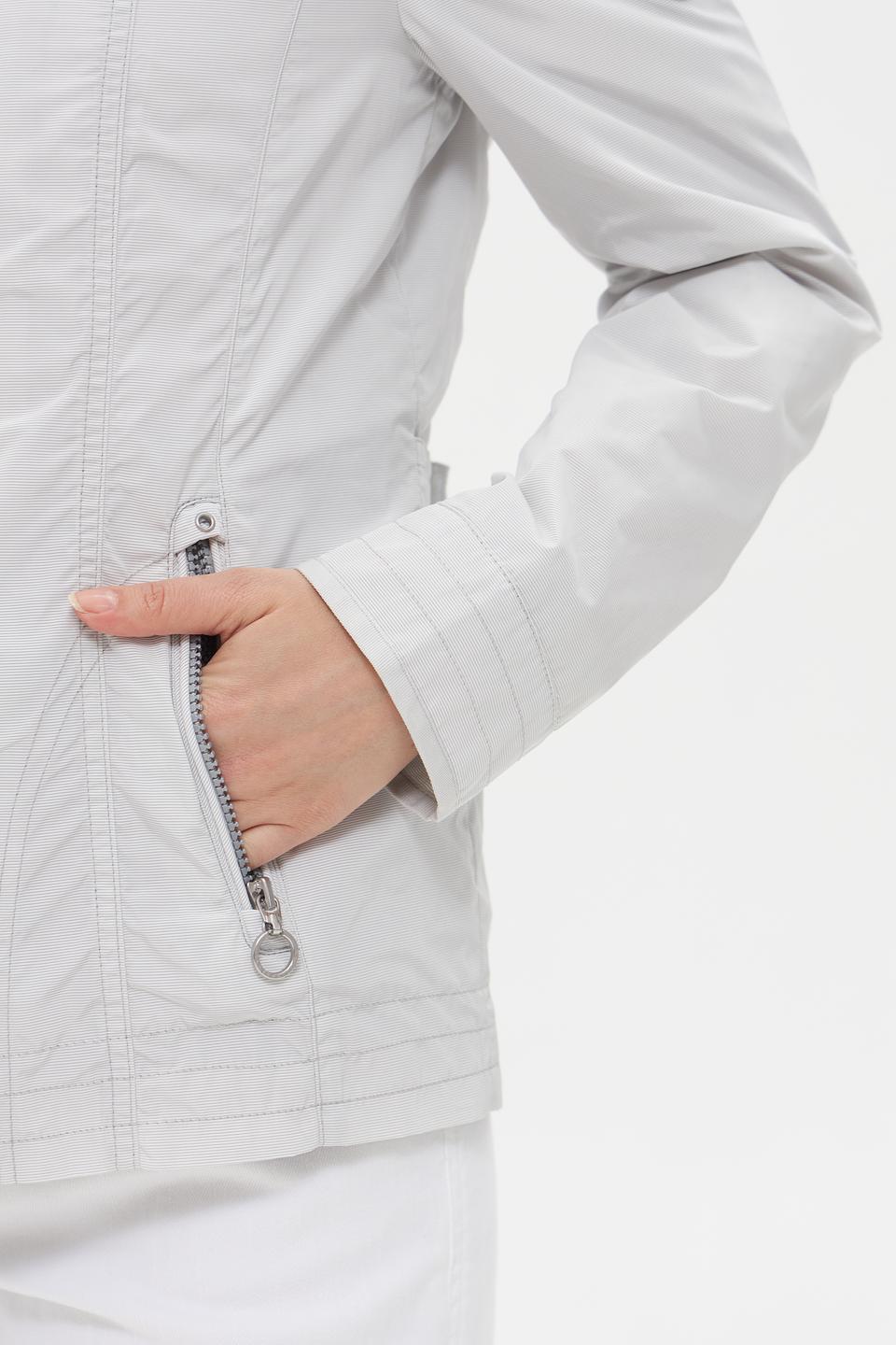 Куртка Lebek серая стеганая