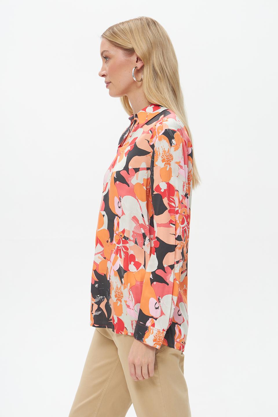 Блузка Lebek с цветочным принтом