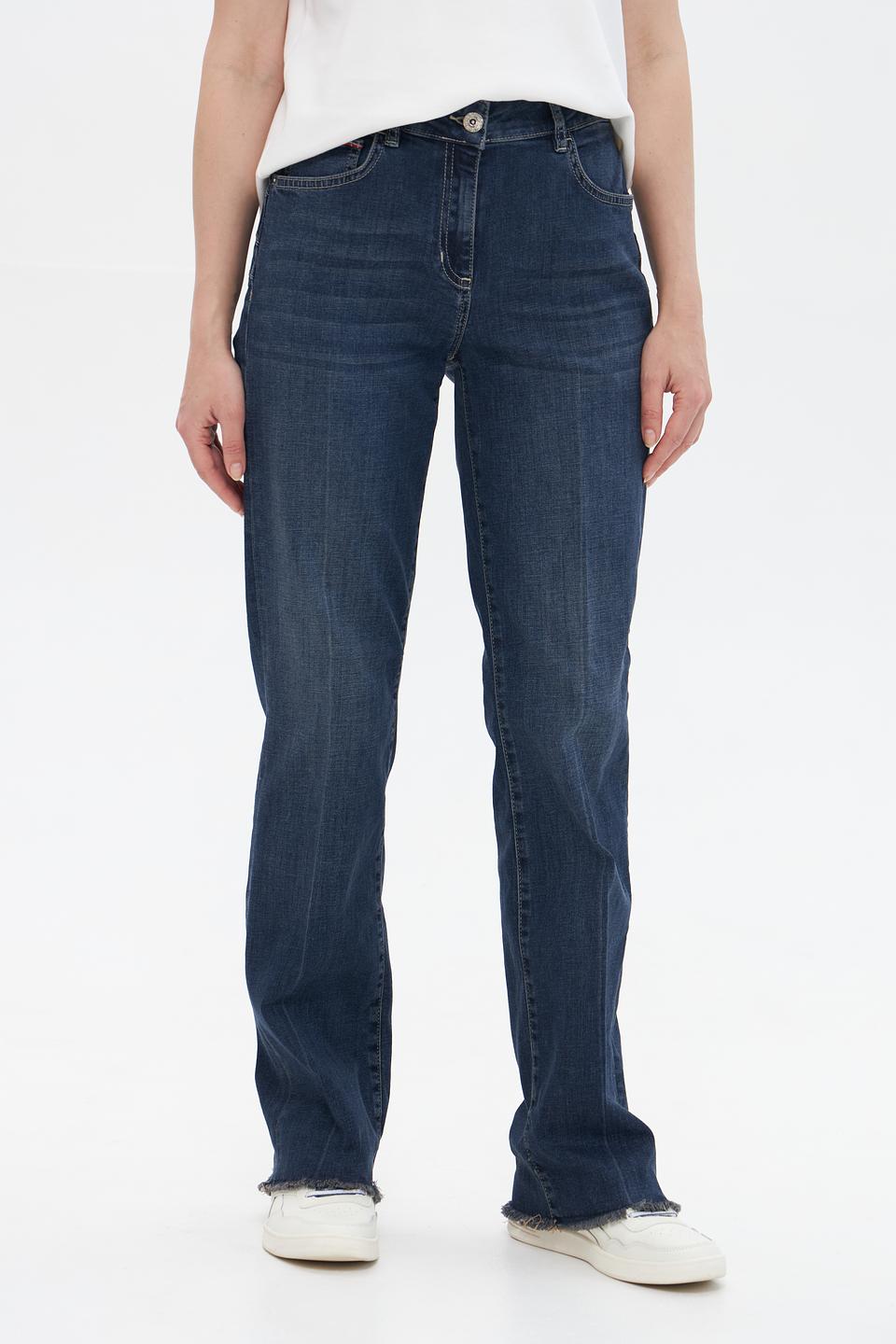 Джинсы клеш Ppep синие