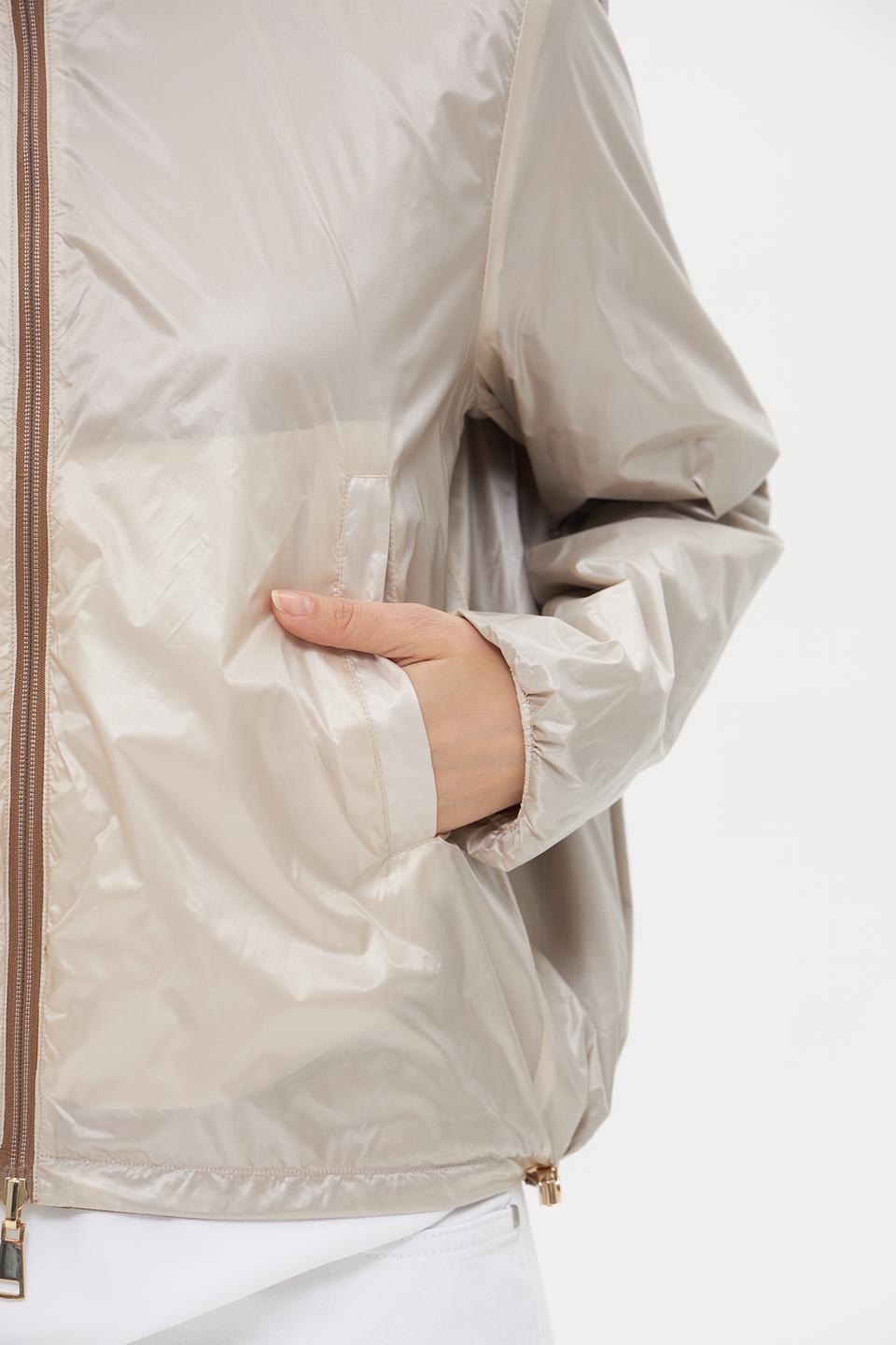 Куртка White Label с капюшоном бежевая