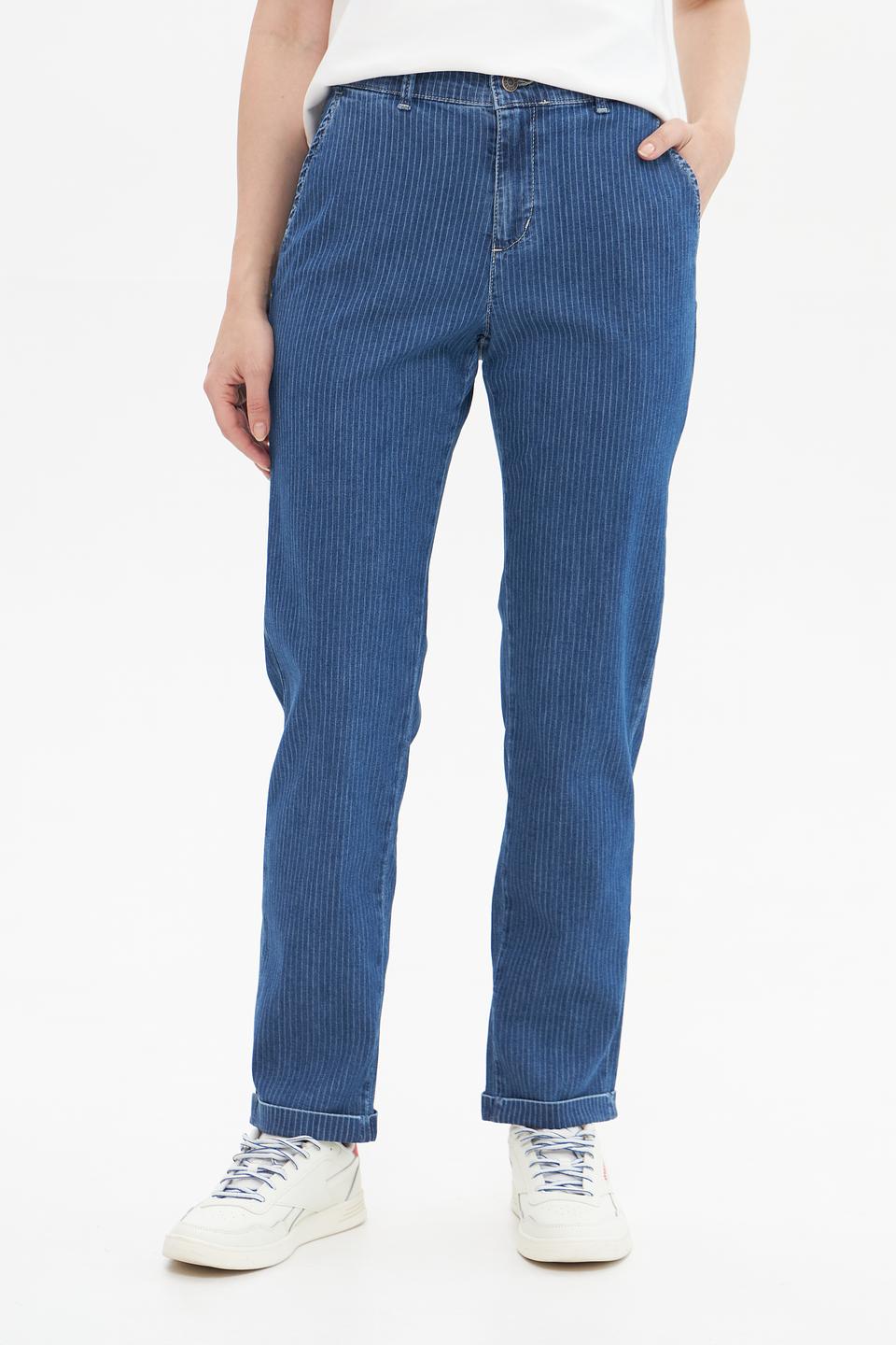 Джинсы Angels в полоску