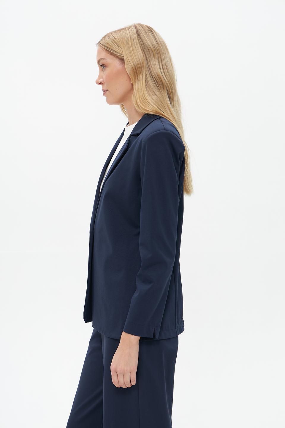 Жакет Croche приталенный синий