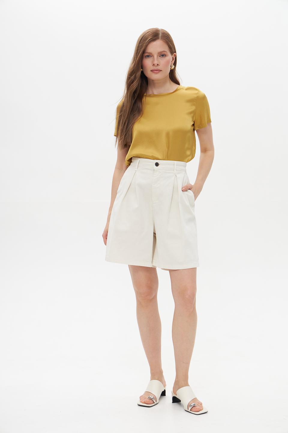 Блуза Croche золотистая