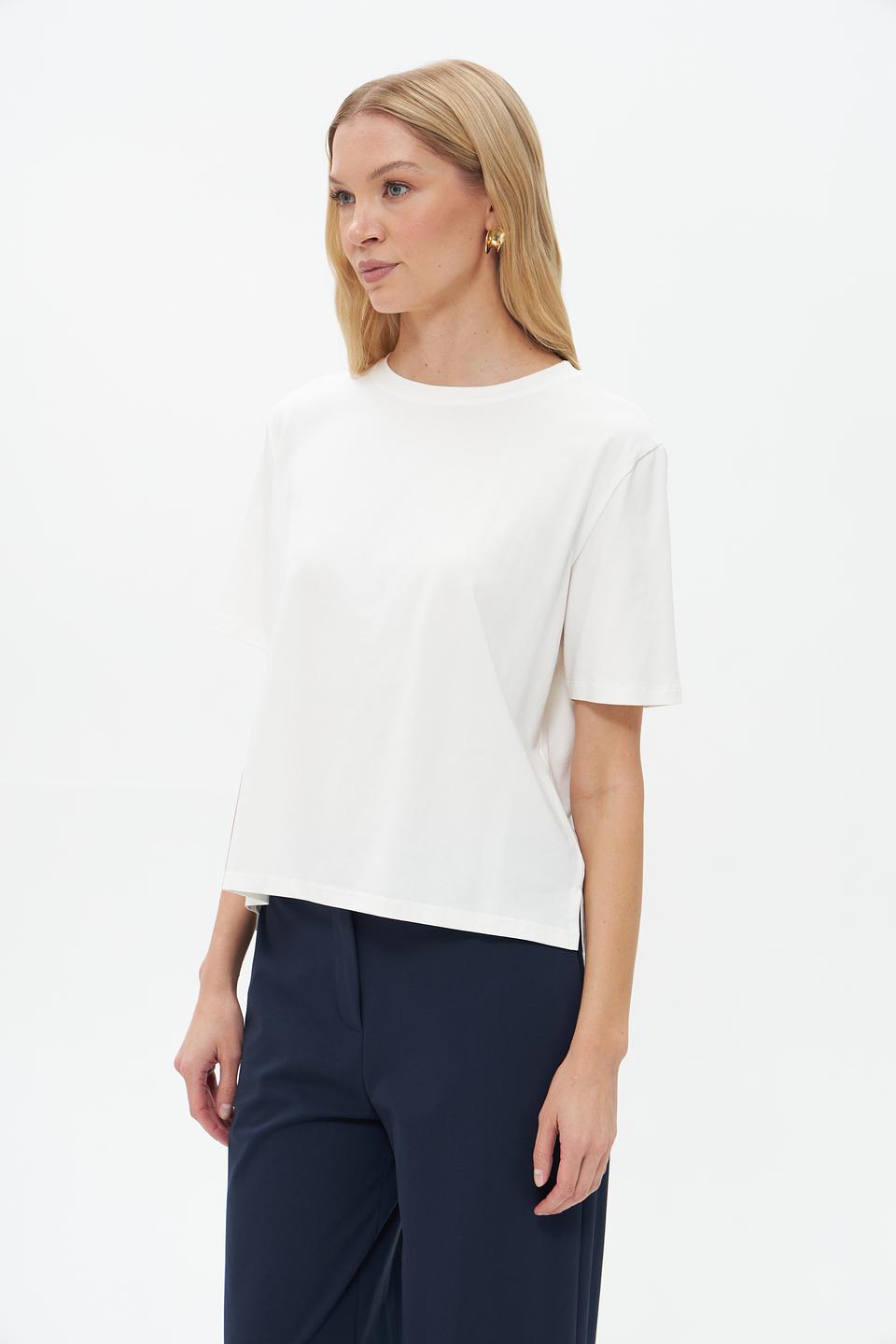 Футболка Croche женская белая