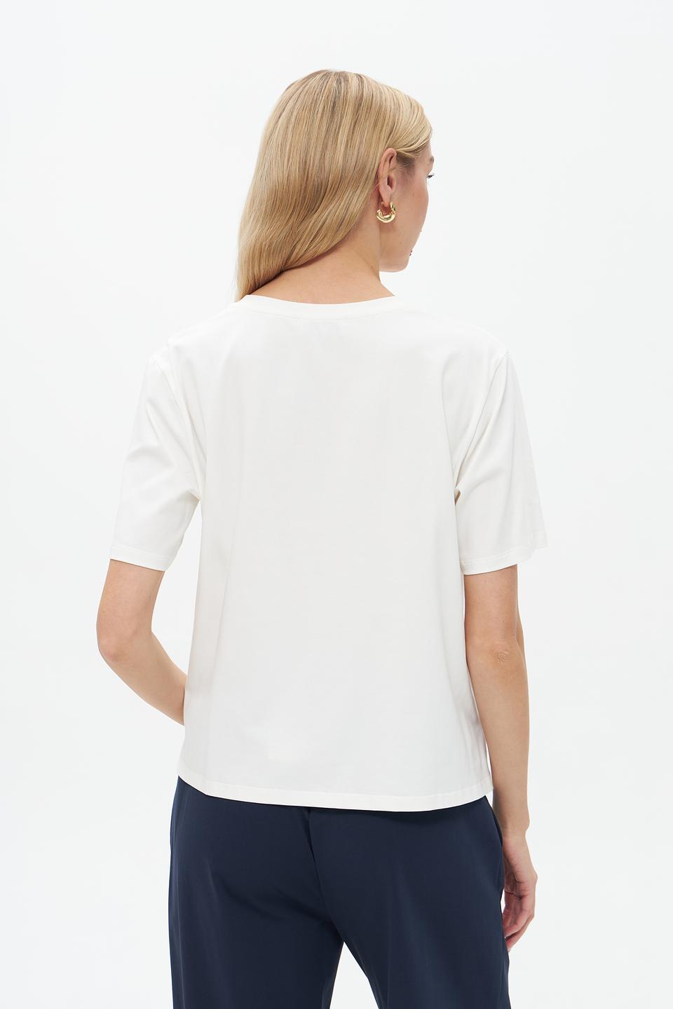 Футболка Croche женская белая