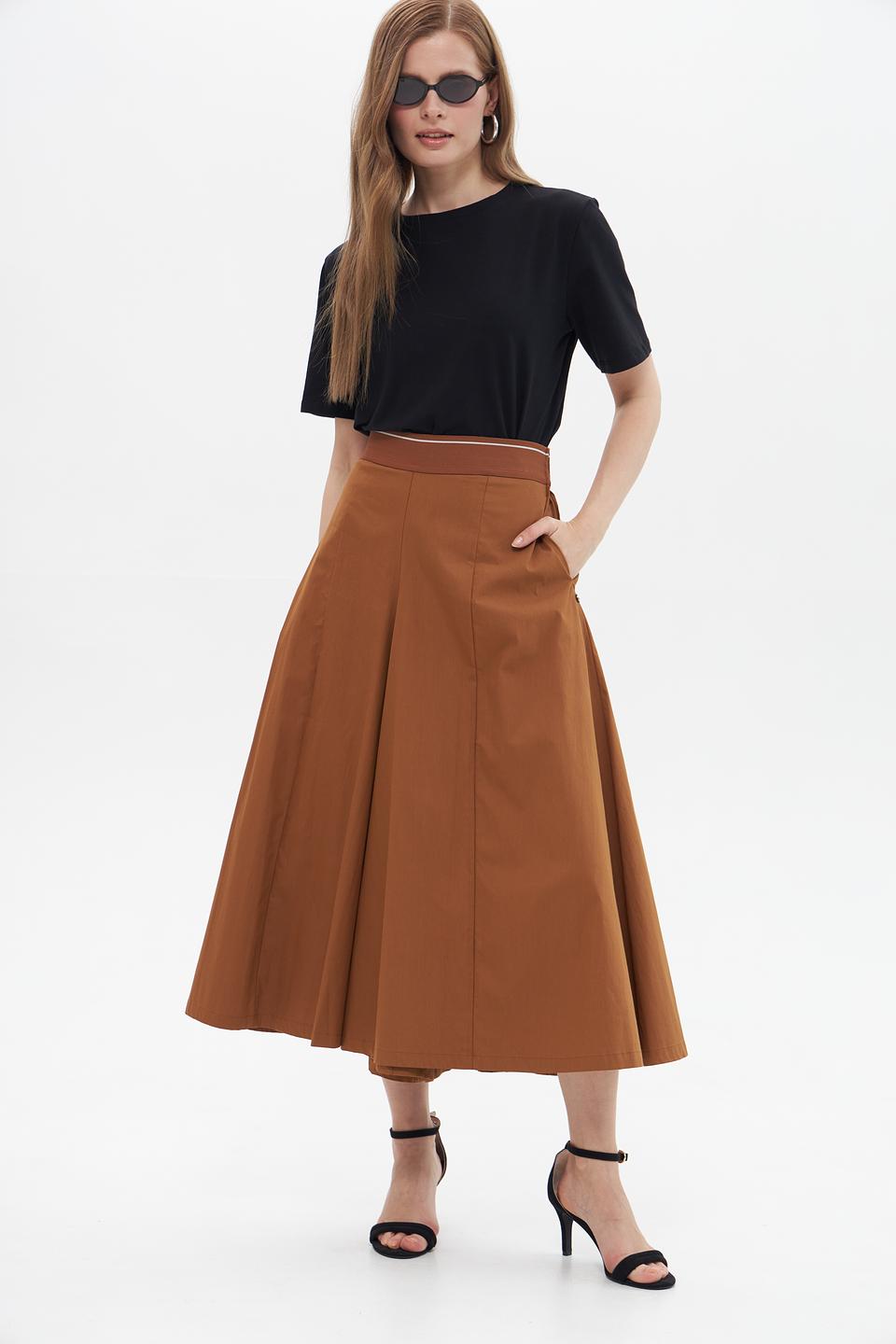 Футболка Croche черная с разрезом