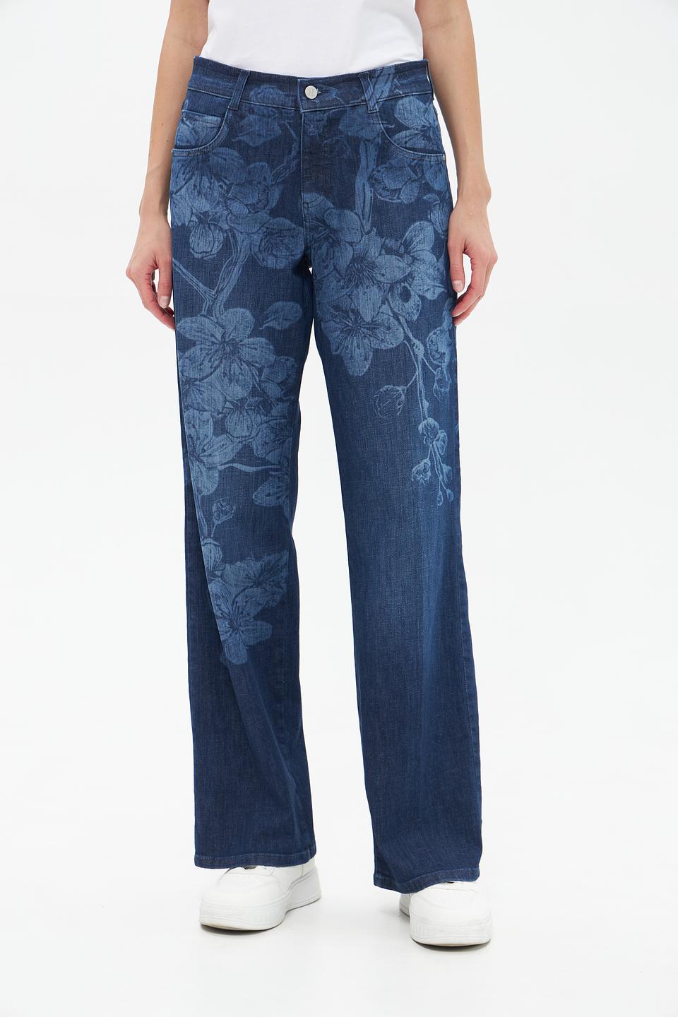 Джинсы Angels с цветочным принтом