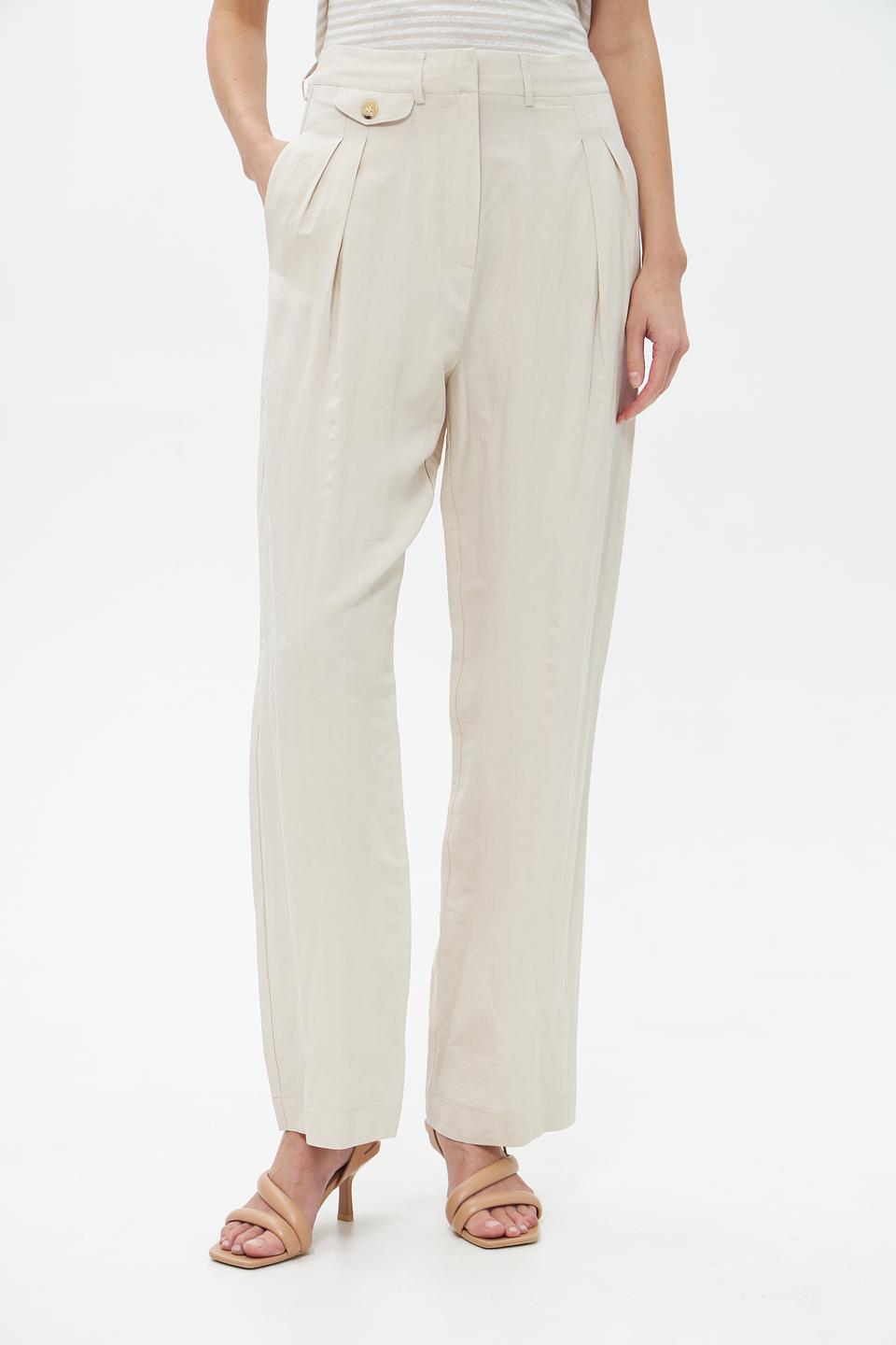 Брюки Catnoir классические бежевые