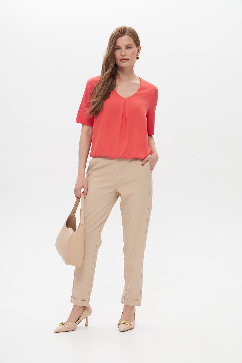 Брюки Frank Walder бежевые