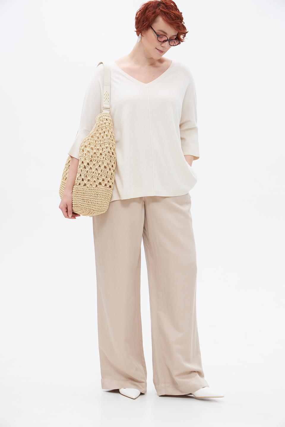 Пуловер Miss Lagotte бежевый