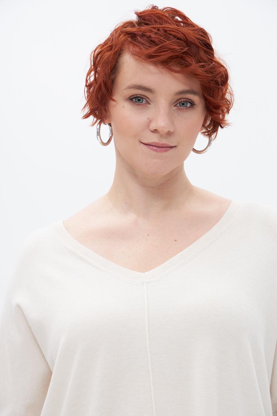 Пуловер Miss Lagotte бежевый