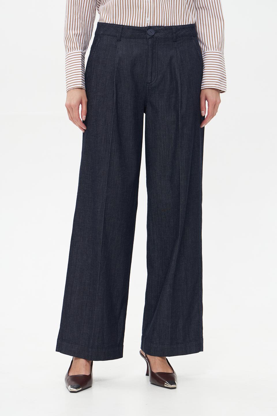 Брюки Bugatti прямого кроя темно-синие