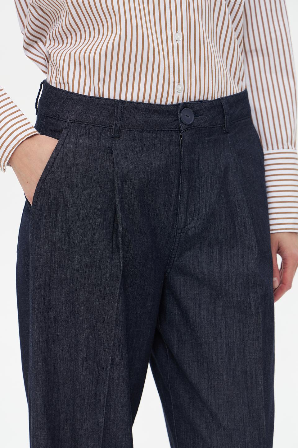 Брюки Bugatti прямого кроя темно-синие