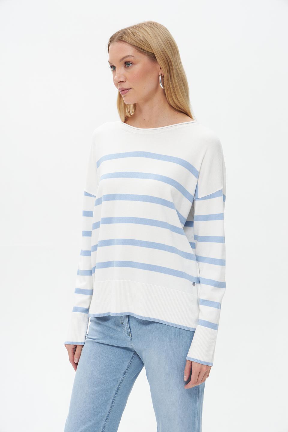 Пуловер Bugatti в полоску