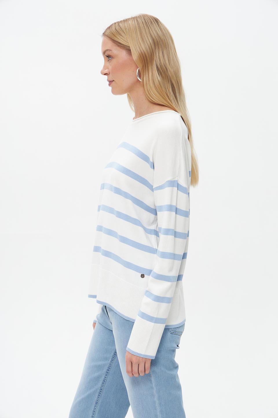 Пуловер Bugatti в полоску