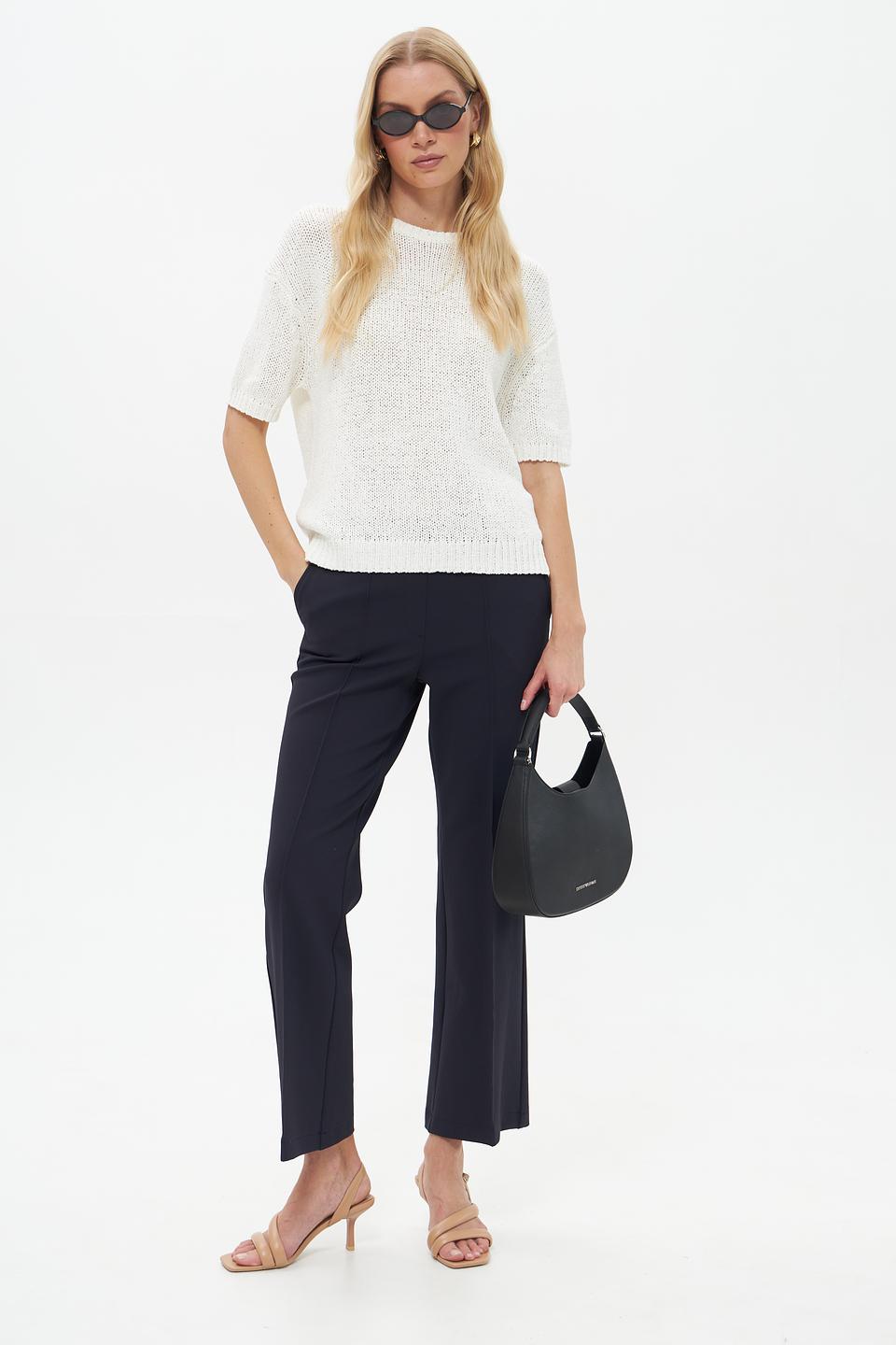 Брюки Cambio классические темно-синие