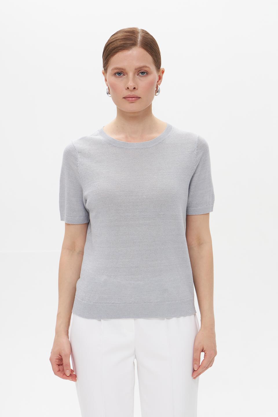 Пуловер Luisa Cerano серый