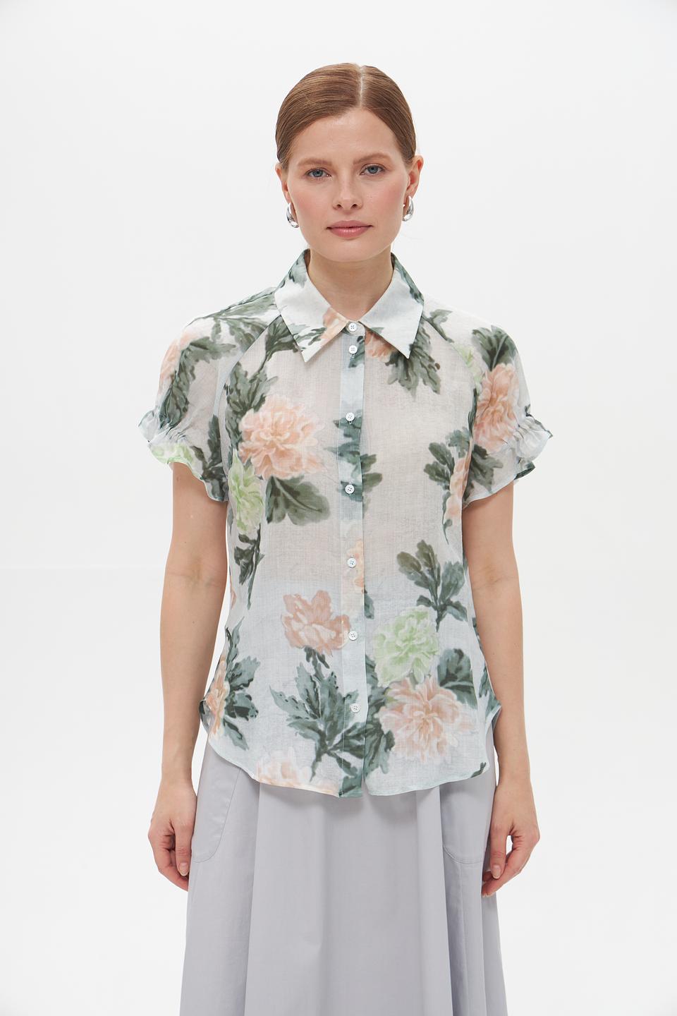 Блузка Luisa Cerano с цветочным принтом