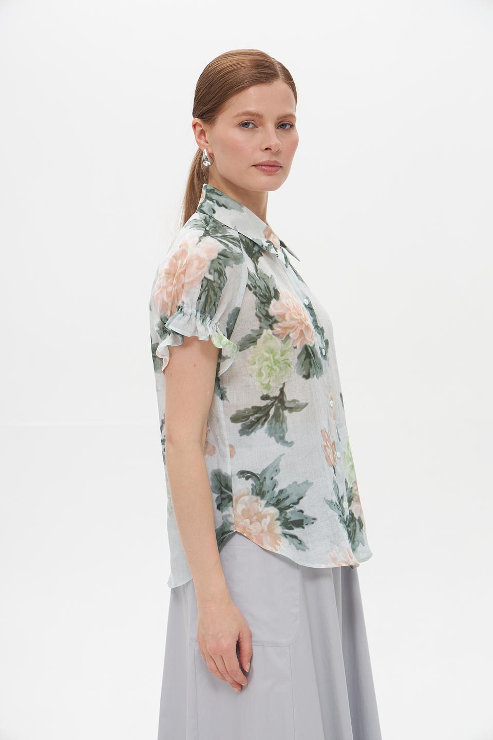 Блузка Luisa Cerano с цветочным принтом