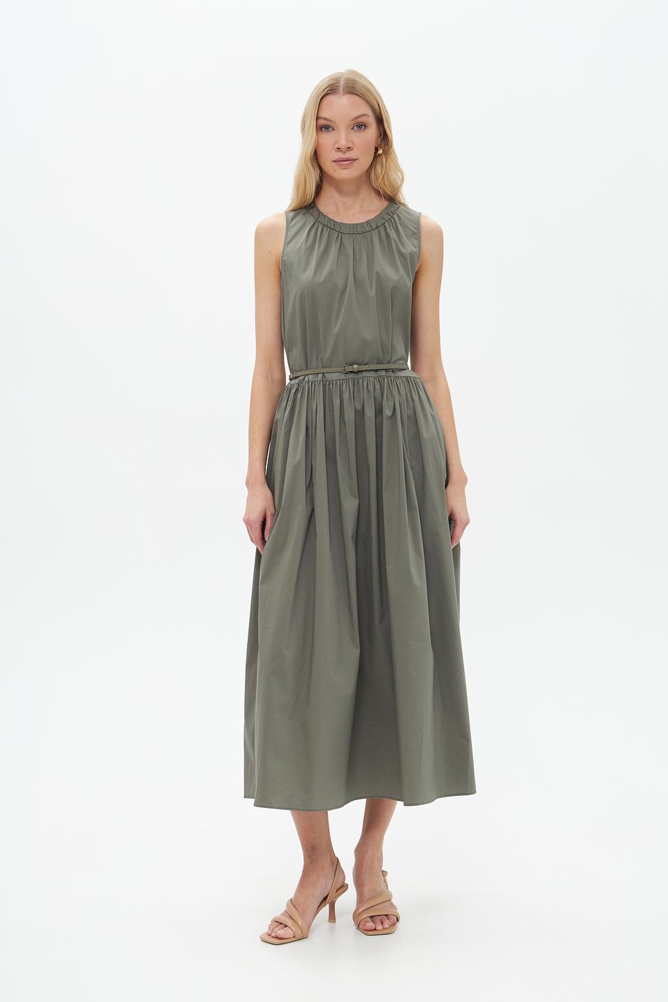 Платье Catnoir оливковое