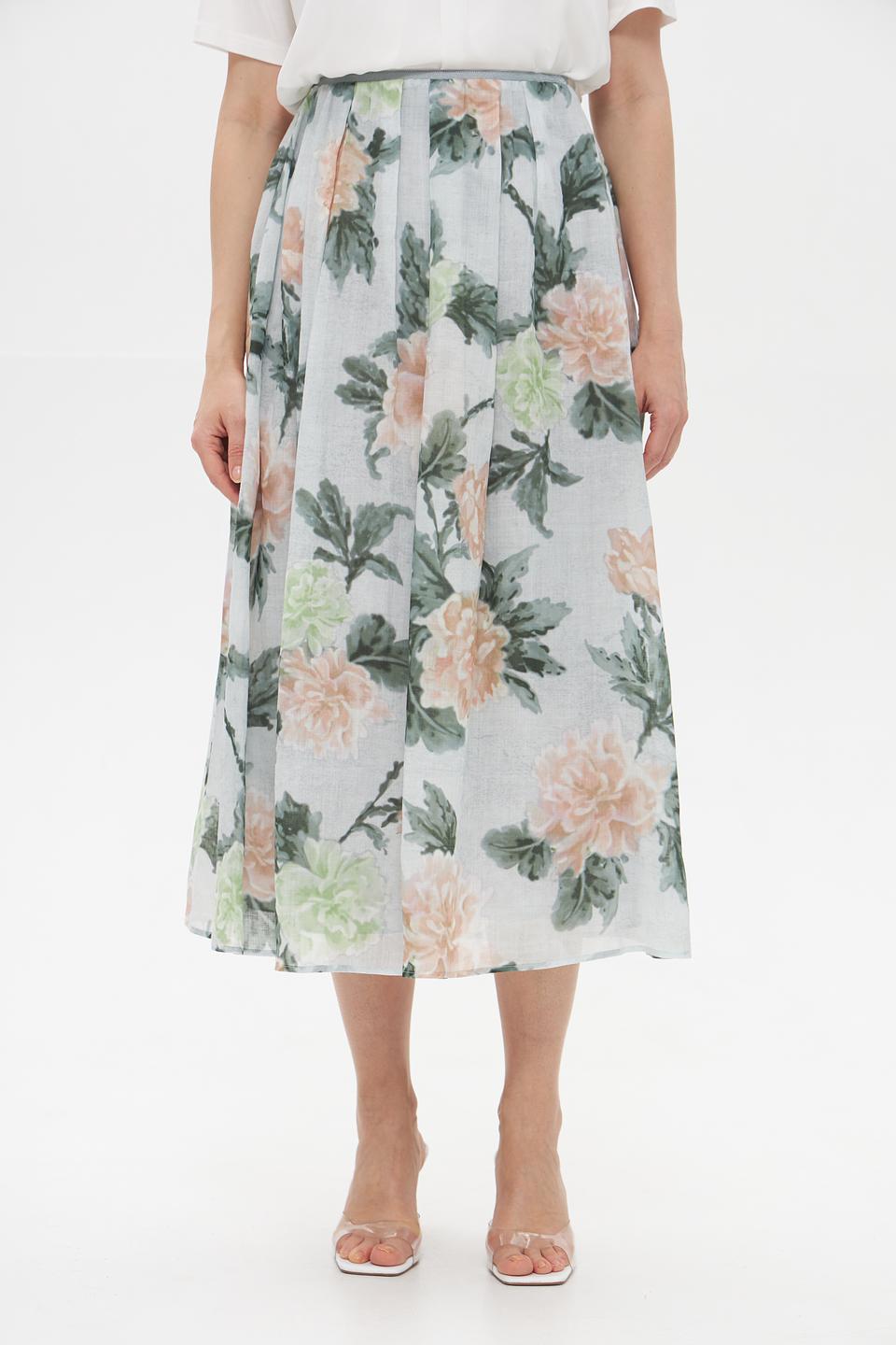 Юбка Luisa Cerano с цветочным принтом