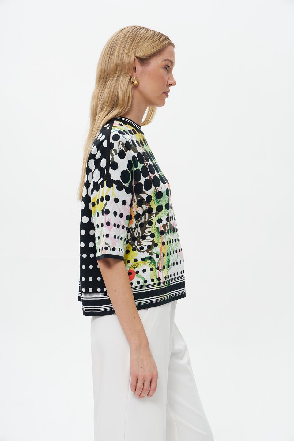 Пуловер Marc Cain с принтом