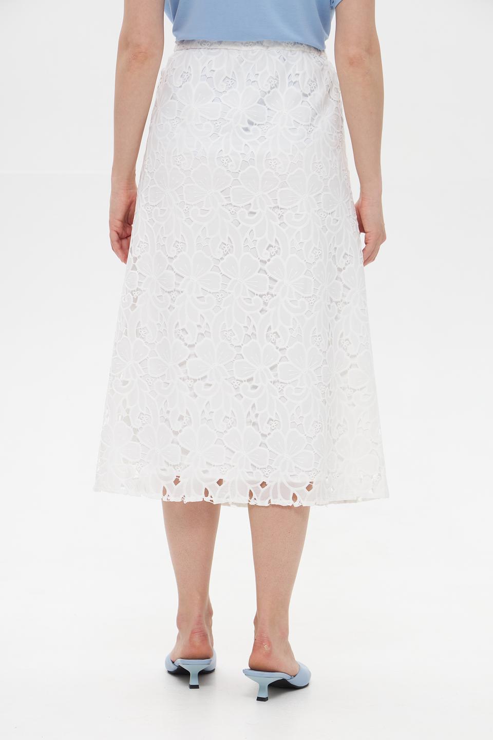 Юбка UNQ с цветочным кружевом