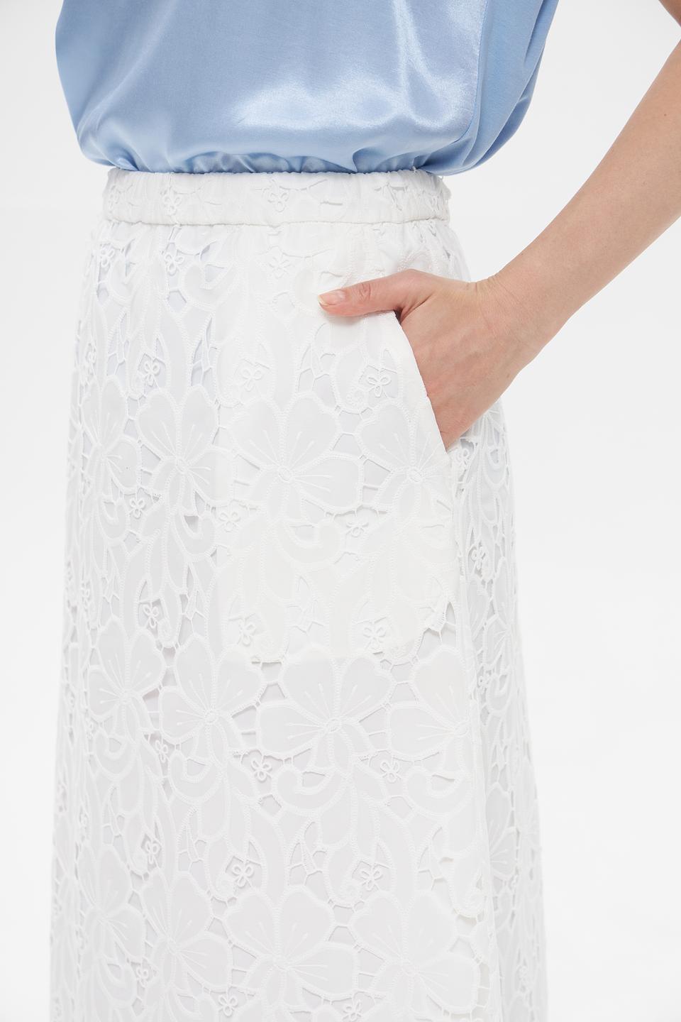 Юбка UNQ с цветочным кружевом
