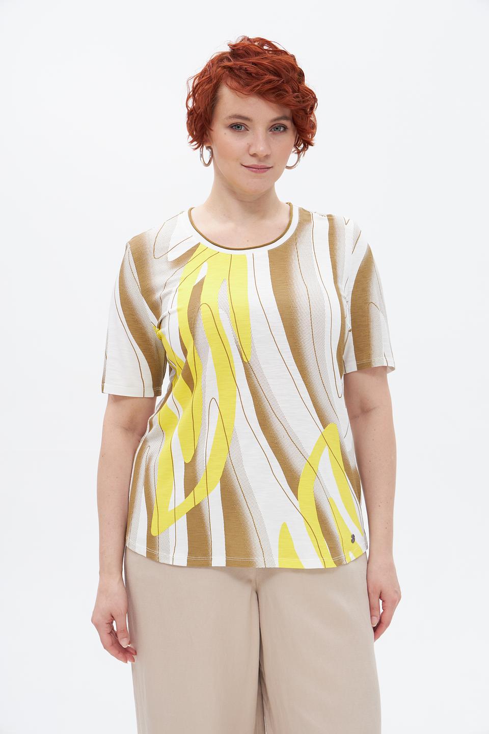 Футболка Lebek с принтом