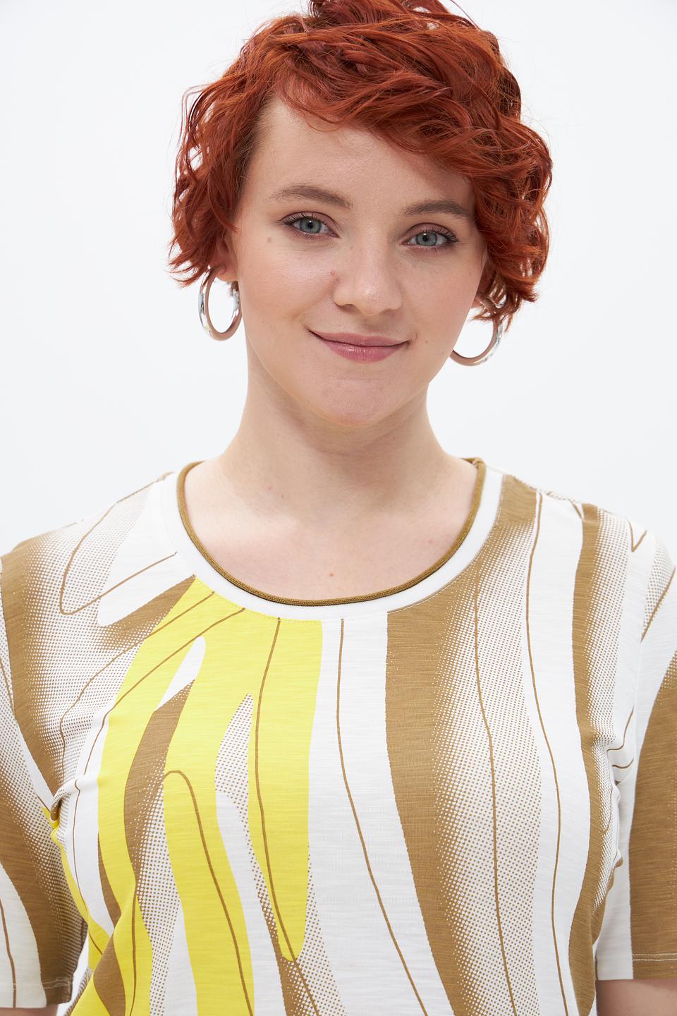 Футболка Lebek с принтом