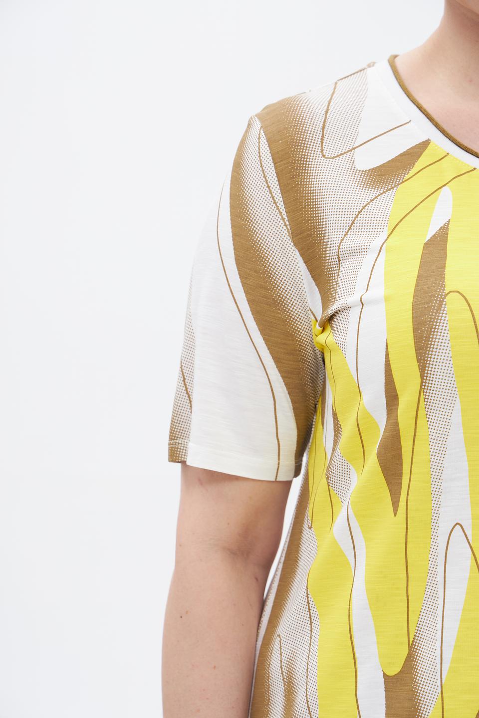 Футболка Lebek с принтом