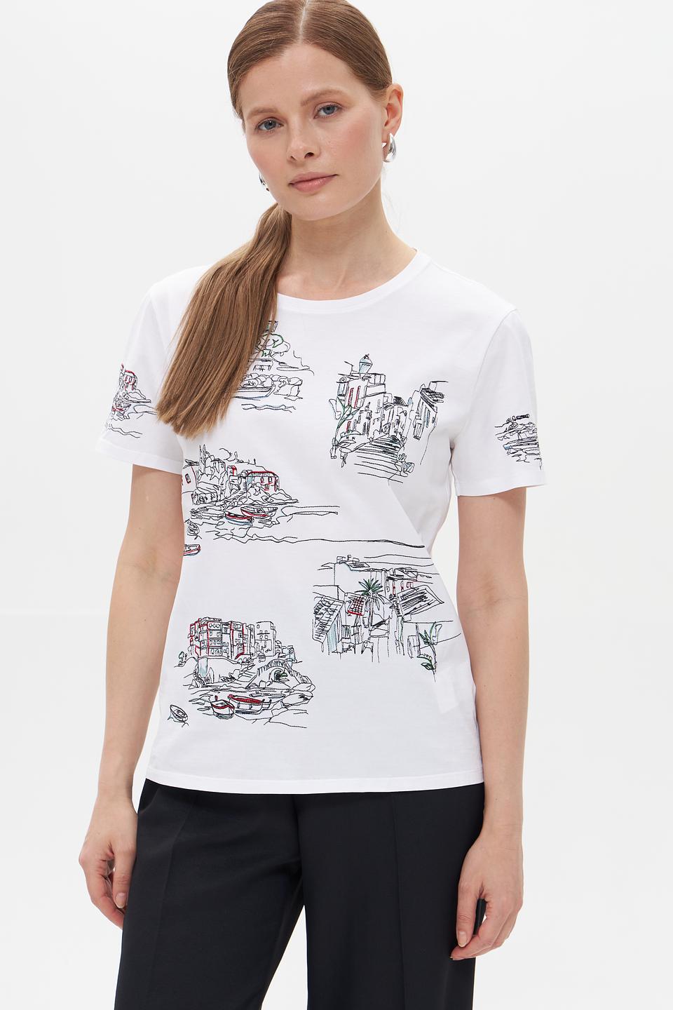 Футболка Marc Cain с принтом