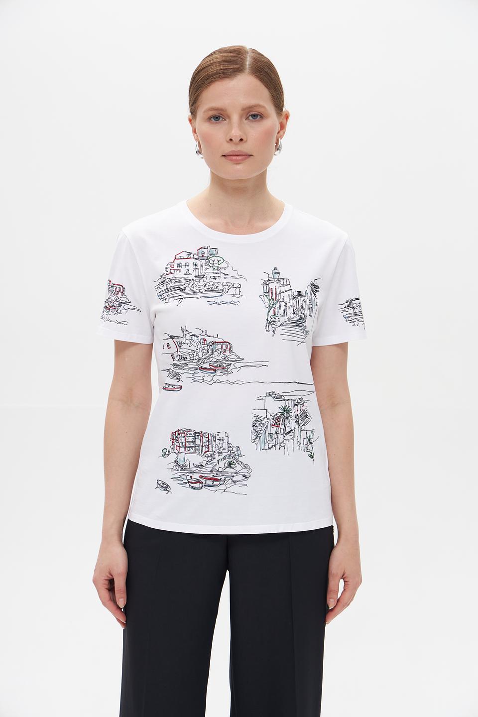 Футболка Marc Cain с принтом