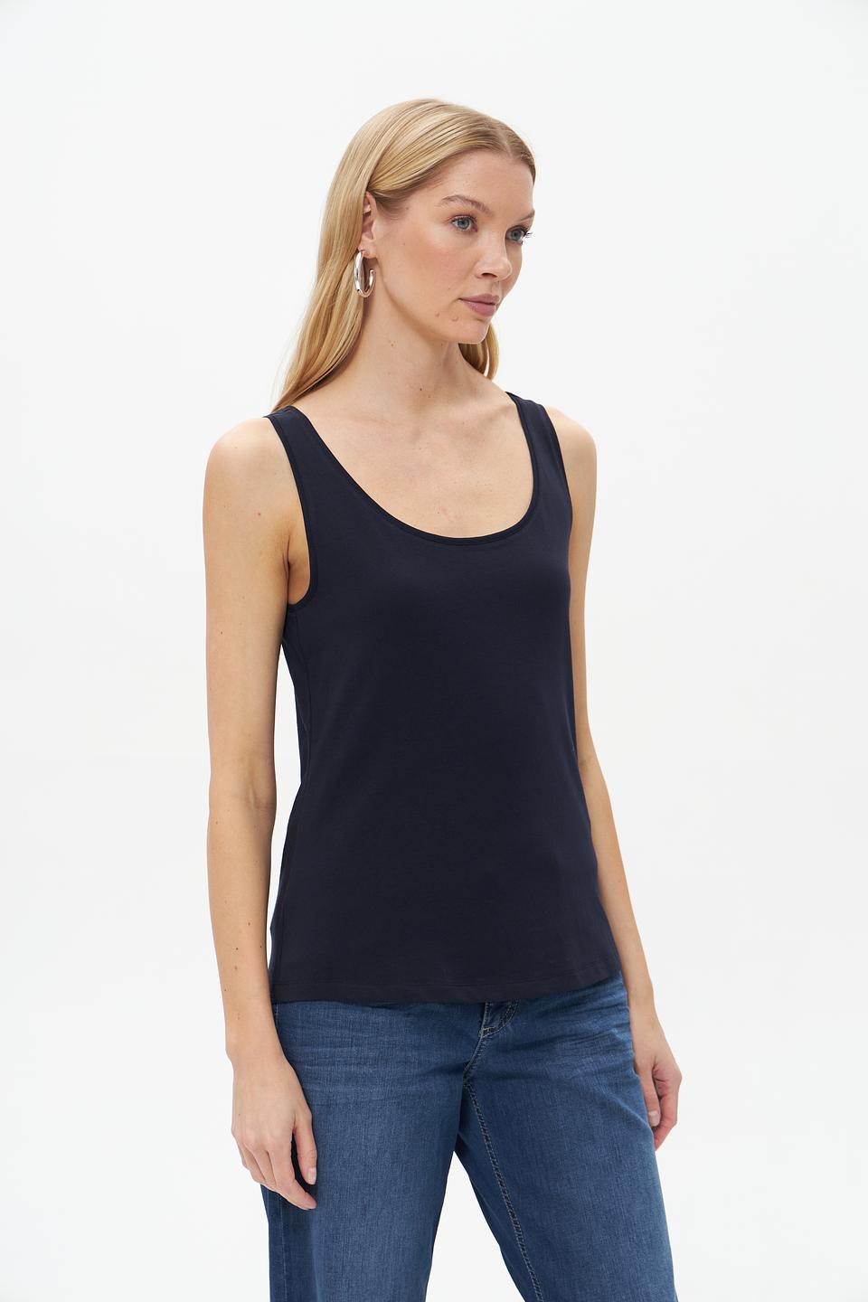 Топ Monari темно-синий