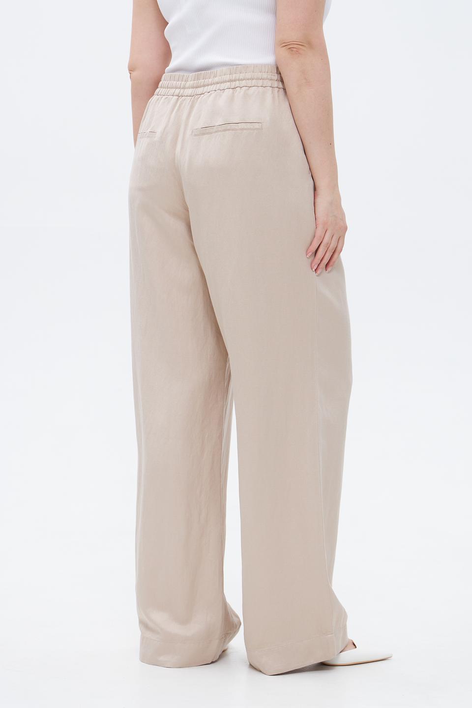 Брюки палаццо Marc Aurel бежевые