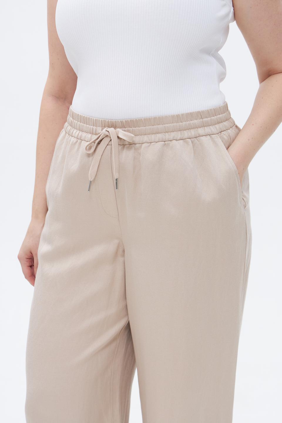 Брюки палаццо Marc Aurel бежевые