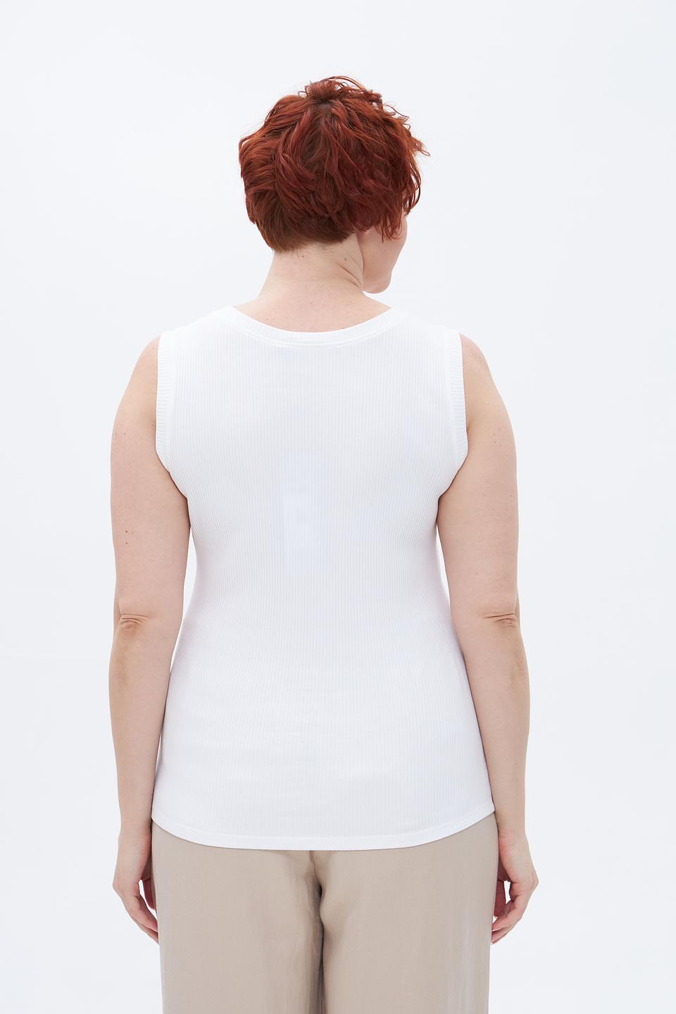 Топ Marc Aurel базовый белый