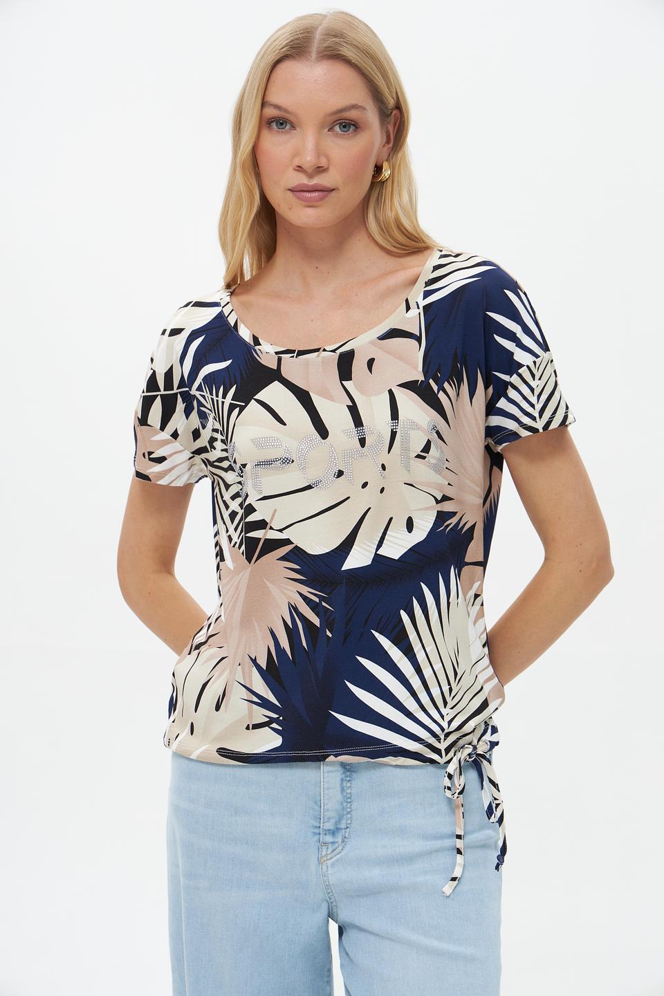 Футболка Pezzo с тропическим принтом