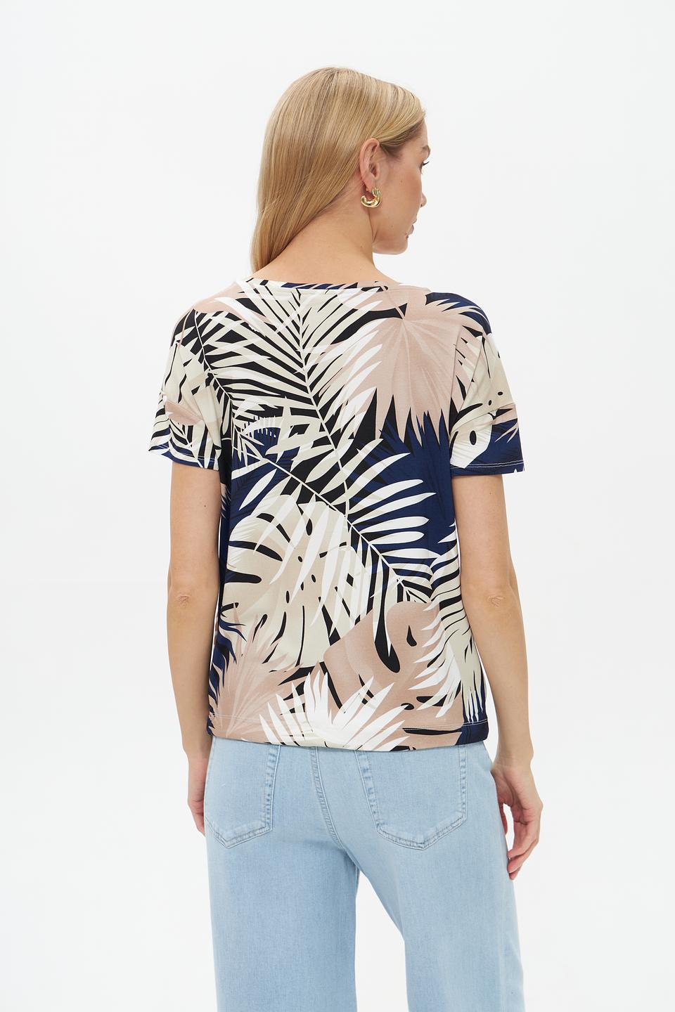 Футболка Pezzo с тропическим принтом