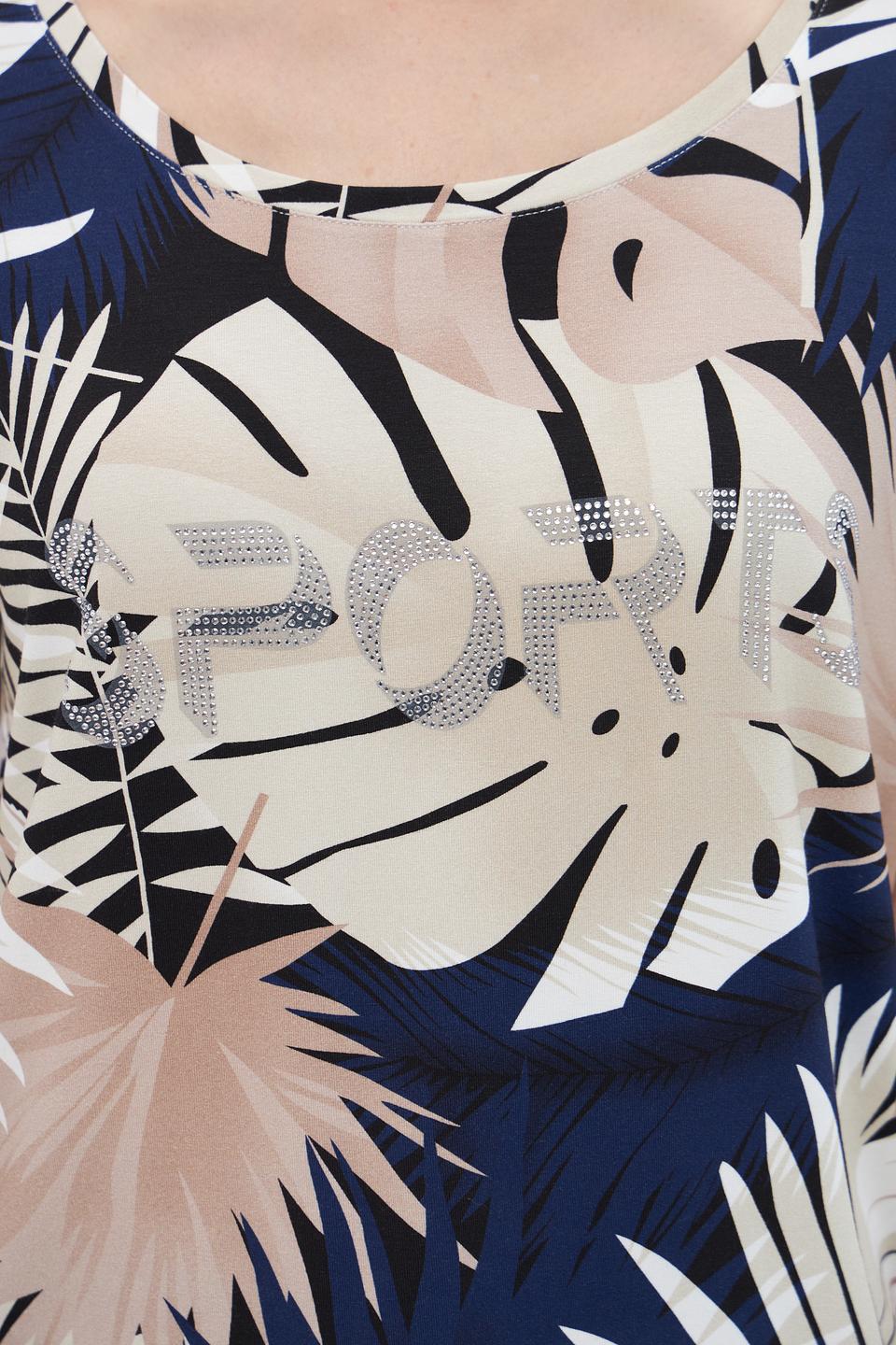 Футболка Pezzo с тропическим принтом