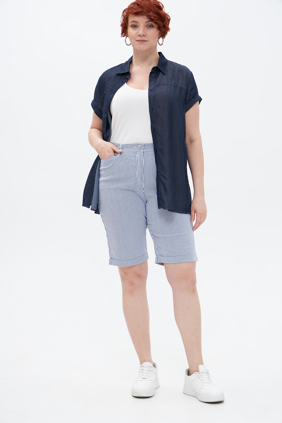 Шорты Relaxed by Toni в полоску