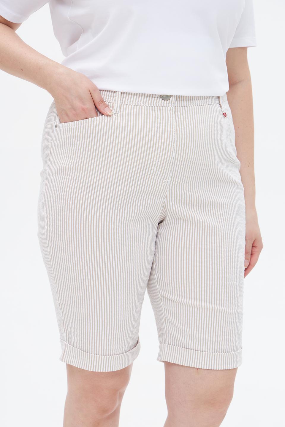 Шорты в полоску Relaxed by Toni