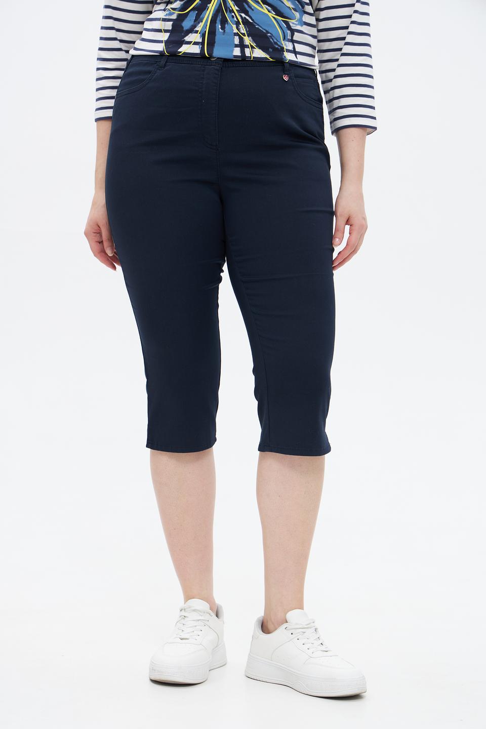 Бриджи Relaxed by Toni темно-синие