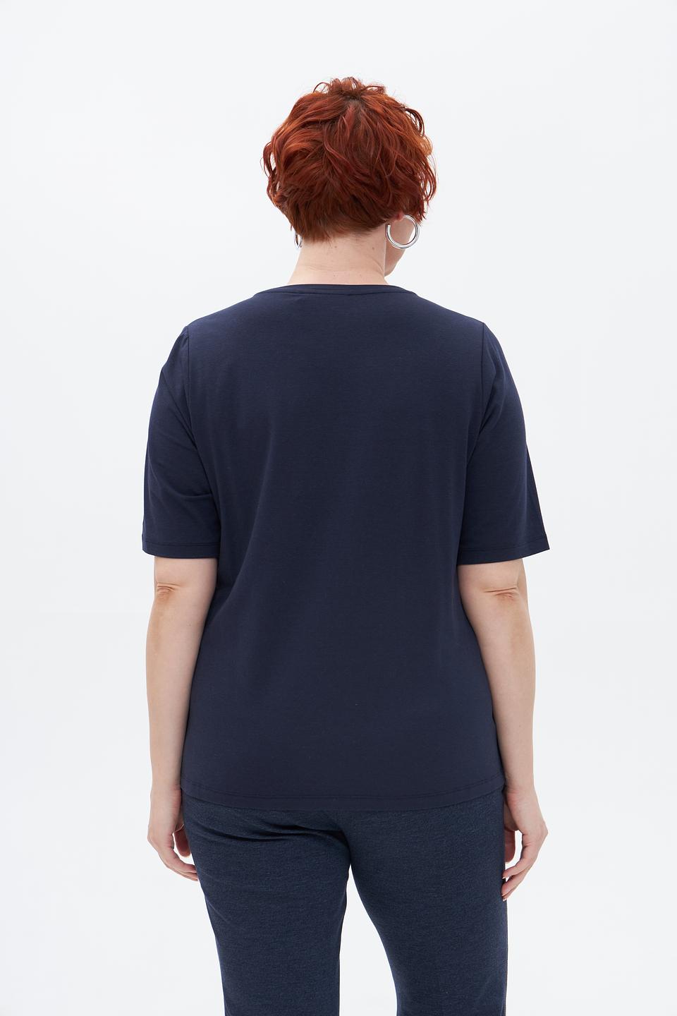 Футболка Samoon с надписью Blue