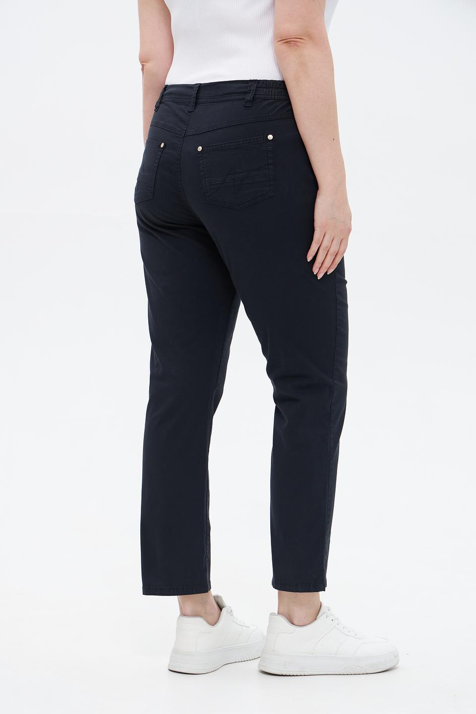 Брюки Anna Montana укороченные темно-синие